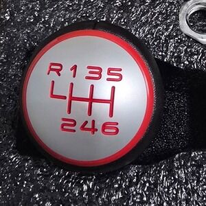 Ford Mustang 2015-2020 GT-350 SIx Speed Shifter Knob Red Trim Manual Replacement